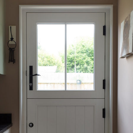 timber stable door wrought iron hardware