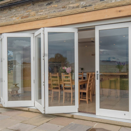 leyburn barn conversion timber bifold doors