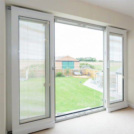 timber tilt and sliding door open position