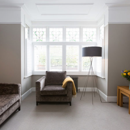 south london home refurbishment lounge timber casement windows