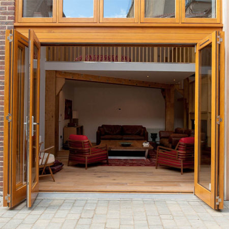 timber bifold doors accoya and stained