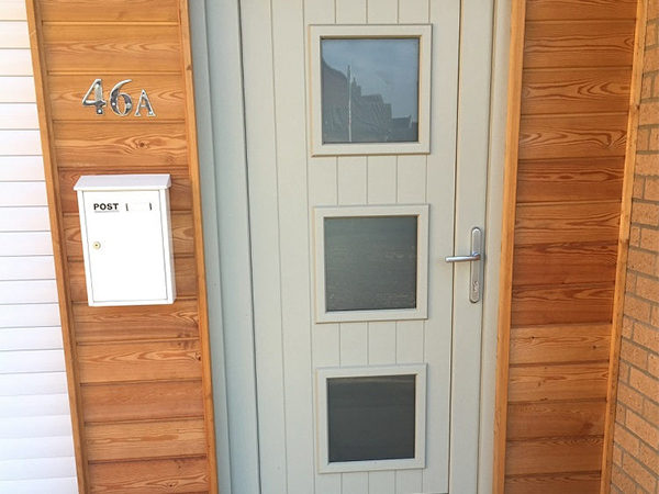 timber entrance door contemporary styling