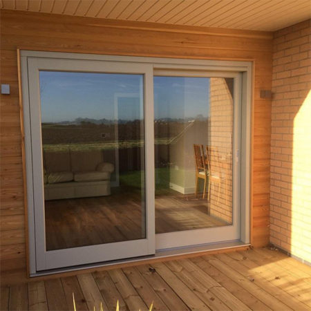 timber sliding doors ground floor new build