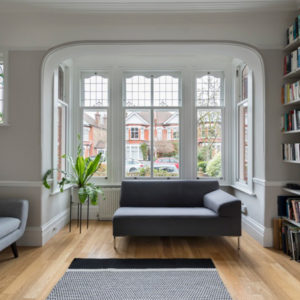 sliding sash bay window