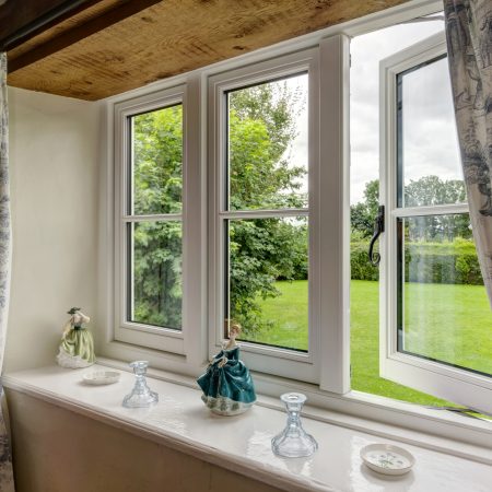 Casement Window Featuring Flying Mullion