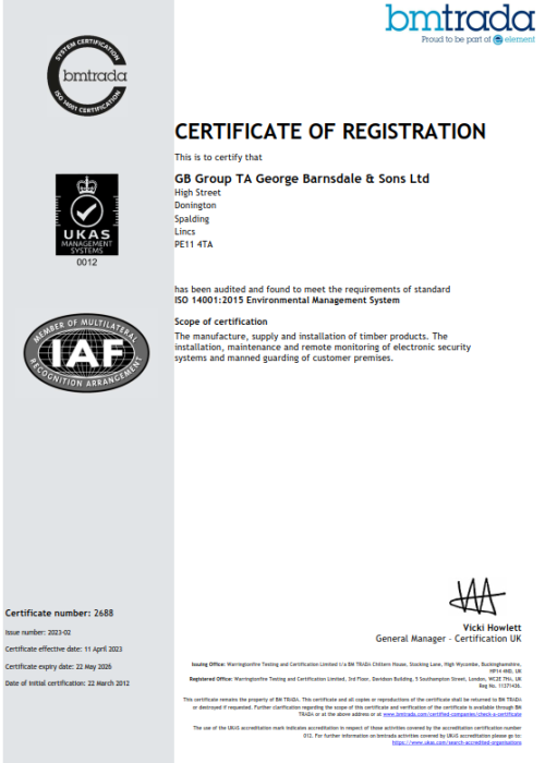 ISO 14001:2015 Environmental Management System