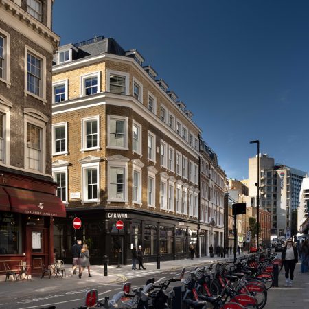 Grainhouse in Covent Garden with George Barnsdale timber windows.