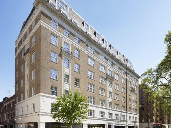 twenty Berkeley Sq - 1930s art deco building in London with George Barnsdale timber sliding sash windows